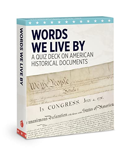 Imagen de archivo de Words We Live by: A Quiz Deck on American Historical Documents (Knowledge Cards) a la venta por GoldenDragon