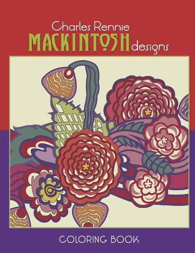 Stock image for Charles Rennie Mackintosh Designs Coloring Book for sale by Vashon Island Books