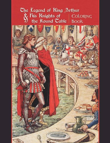 Stock image for The Legend of King Arthur and His Knights of the Round Table Coloring Book for sale by HPB-Diamond