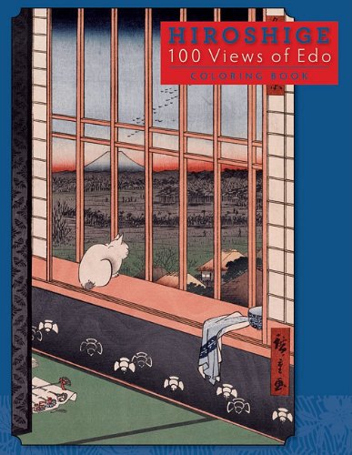 9780764958168: Hiroshige 100 Views of Edo Colouring Book