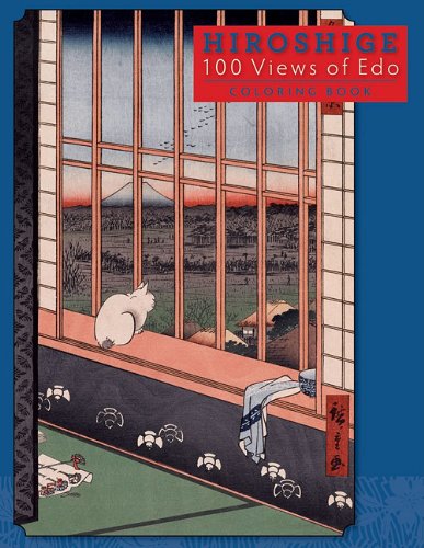 Stock image for Hiroshige 100 Views of Edo Colouring Book for sale by WorldofBooks