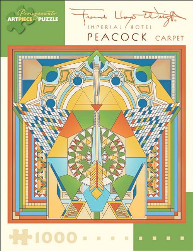 9780764958458: Frank Lloyd Wright - Imperial Hotel Peacock Carpet 1917: 1,000 Piece Puzzle