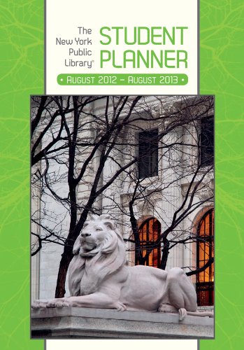 9780764960666: The New York Public Library Student Planner 2013 Calendar: August 2012-august 2013