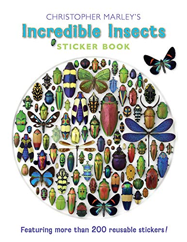 INCREDIBLE INSECTS STICKER BOOK (200+ reusable stickers)