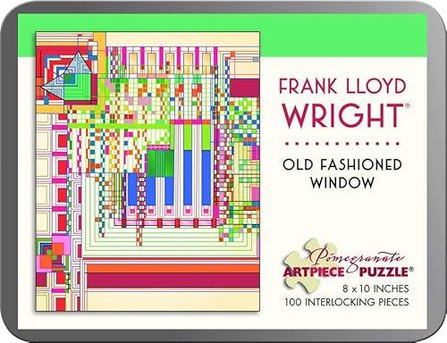 9780764964084: Frank Lloyd Wright - Old -fashioned Window: 100 Piece Puzzle