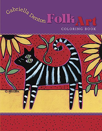 9780764965494: Gabriella Denton Folk Art Colouring Book