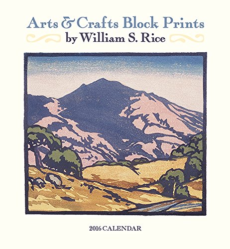 9780764969997: Rice/Arts & Crafts Prints 2016 Calendar