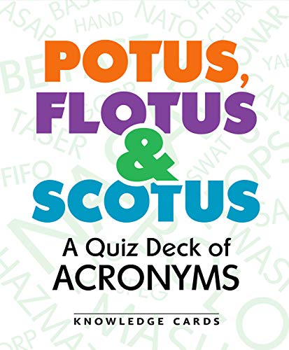 Stock image for Potus Flotus & Scotus a Quiz Deck of Acronyms for sale by SecondSale