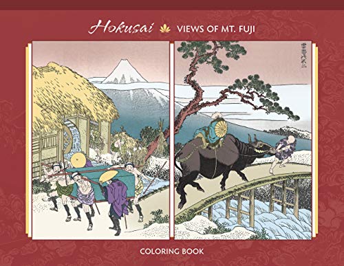 Imagen de archivo de Hokusai 100 Views of Mt Fuji Adult Colouring Book: One Hundred Views of Mt. Fuji Coloring Book a la venta por WorldofBooks
