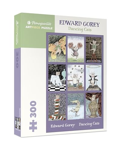 Imagen de archivo de Edward Gorey: Dancing Cats 300-Piece Jigsaw Puzzle a la venta por City Lights Bookstore