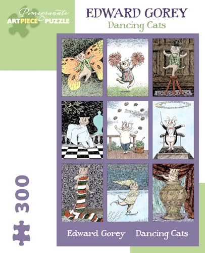 Stock image for Edward Gorey: Dancing Cats 300-Piece Jigsaw Puzzle for sale by City Lights Bookstore