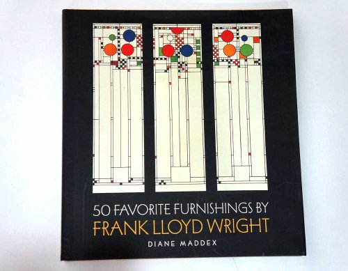 9780765116703: 50 Favorite Furnishings by Frank Lloyd Wright