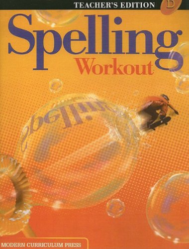 Imagen de archivo de Spelling Workout, Level D a la venta por ThriftBooks-Reno