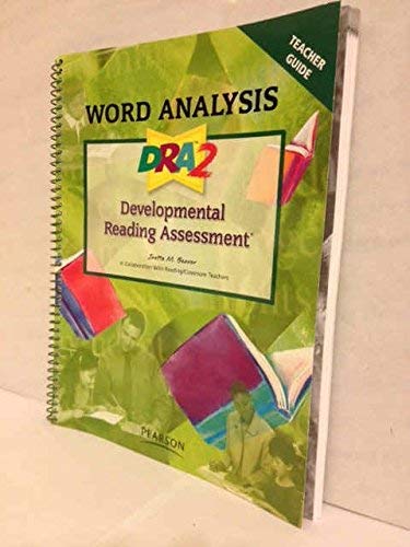 Beispielbild fr Developmental Reading Assessment Word Analysis ~ Teacher Resource Guide zum Verkauf von Better World Books