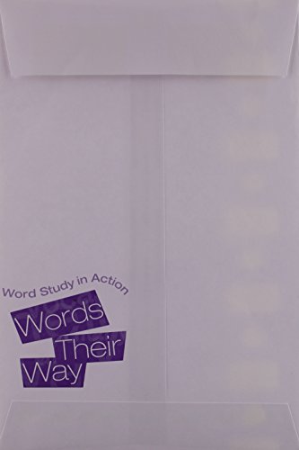 Beispielbild fr Words Their Way, Grade K: Word Study In Action, Storage Envelopes Set Of 20 In Original Wraps (2013 Copyright) zum Verkauf von ~Bookworksonline~