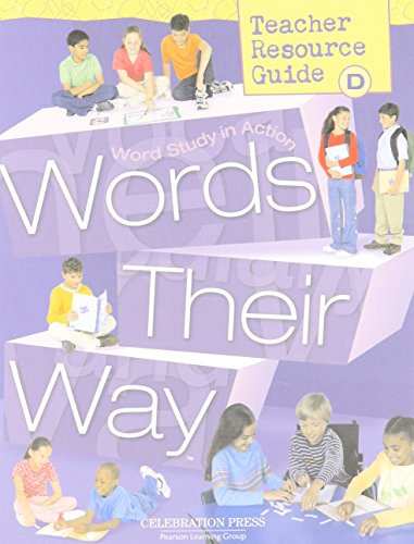 Words Their Way Teacher Resource Guide D (9780765276155) by Marcia Invernizzi; Francine Johnston; Donald R. Bear