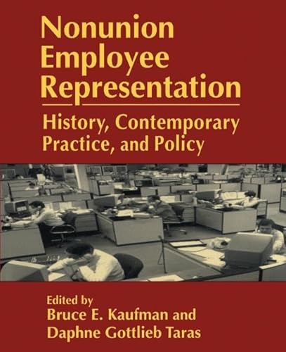 Stock image for Nonunion Employee Representation : History, Contemporary Practice and Policy for sale by Better World Books