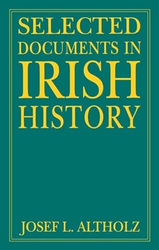 Stock image for Selected Documents in Irish History for sale by BooksRun