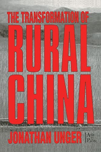 Stock image for The Transformation of Rural China (Asia and the Pacific) for sale by HPB-Red