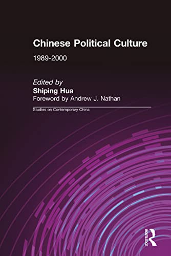 9780765605658: Chinese Political Culture, 1989-2000