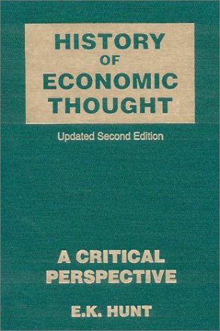 9780765606068: History of Economic Thought: A Critical Perspective