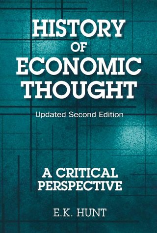 9780765606075: History of Economic Thought: A Critical Perspective