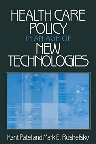 Imagen de archivo de Health Care Policy in an Age of New Technologies a la venta por Chiron Media