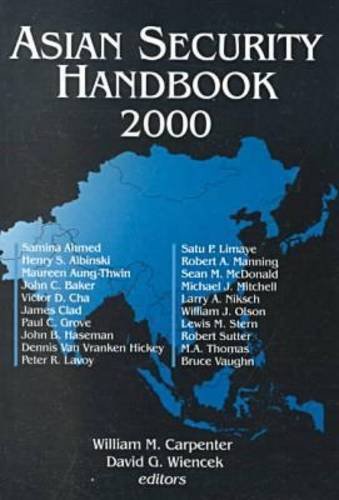 Stock image for Asian Security Handbook: 2000 for sale by Irish Booksellers