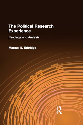 9780765607560: The Political Research Experience: Readings and Analysis