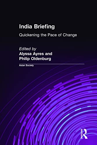 9780765608123: India Briefing: 2001 (Asia Society Briefings (Hardcover))