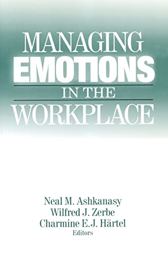 Beispielbild fr Managing Emotions in the Workplace zum Verkauf von Better World Books