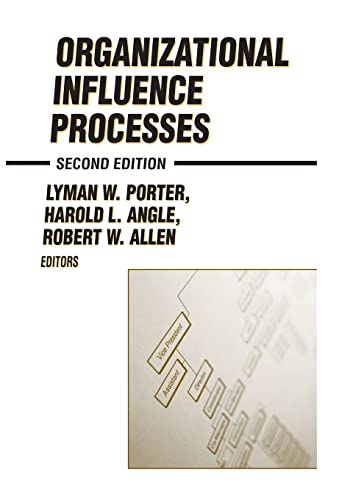 Imagen de archivo de Organizational Influence Processes a la venta por Blackwell's