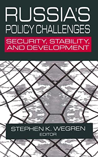 Beispielbild fr Russia's Policy Challenges: Security, Stability and Development zum Verkauf von Blackwell's