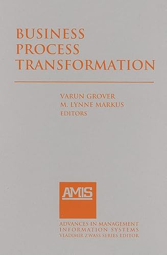 9780765611918: Business Process Transformation (Advances in Management Information Systems)