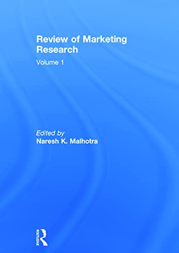 Beispielbild fr Review of Marketing Research zum Verkauf von Better World Books