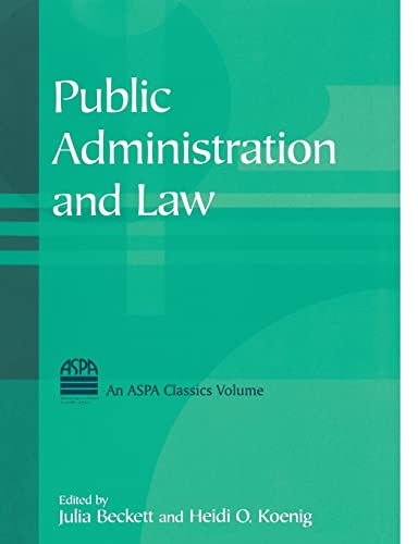 Beispielbild fr Public Administration and Law zum Verkauf von Better World Books