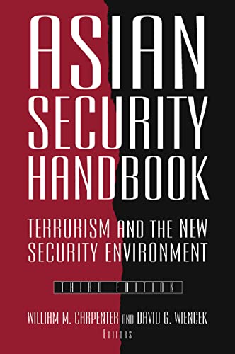 Imagen de archivo de Asian Security Handbook: Terrorism And The New Security Environment a la venta por Revaluation Books