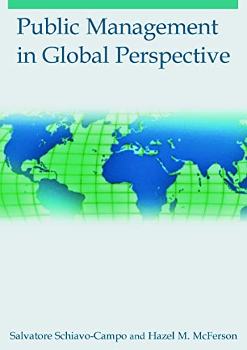 Beispielbild fr Public Management in Global Perspective zum Verkauf von Better World Books