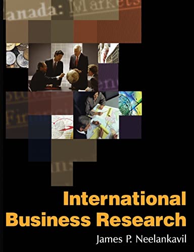 Stock image for International Business Research for sale by Better World Books