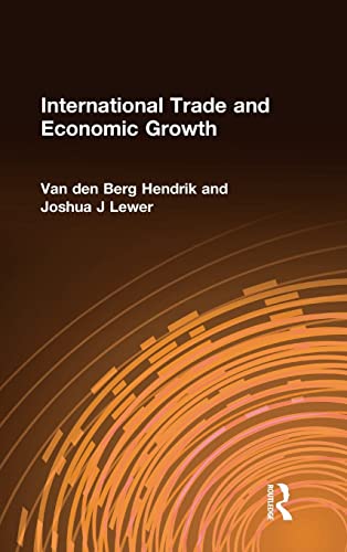 Imagen de archivo de International Trade and Economic Growth a la venta por Better World Books