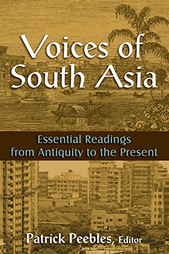Beispielbild fr Voices of South Asia: Essential Readings from Antiquity to the Present zum Verkauf von Blackwell's
