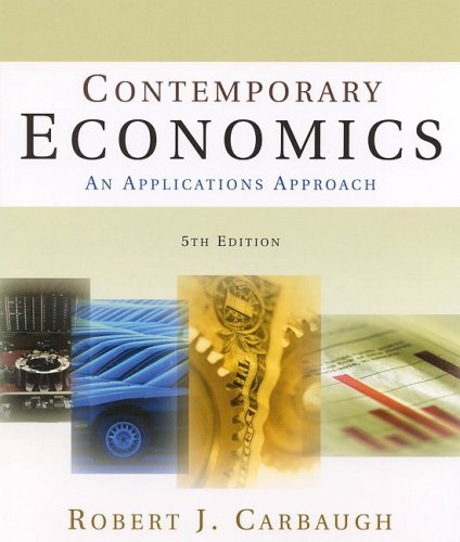 Stock image for Contemporary Economics: An Applications Approach for sale by medimops