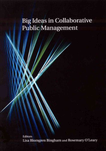 Imagen de archivo de Big Ideas in Collaborative Public Management a la venta por HPB-Red