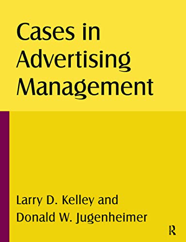 9780765622617: Cases in Advertising Management