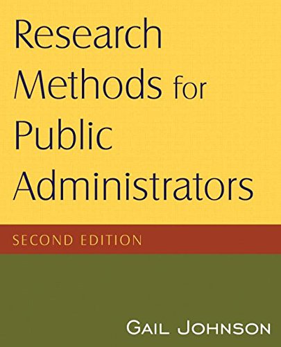 Stock image for Research Methods for Public Administrators, 2nd Edition for sale by SecondSale