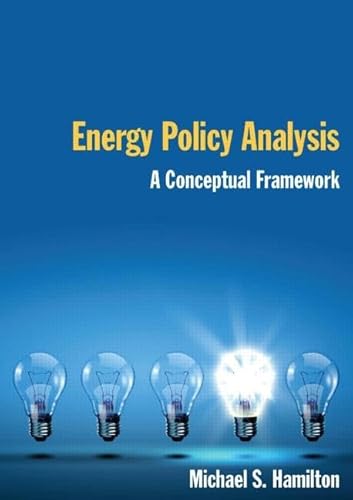 Imagen de archivo de Energy Policy Analysis a la venta por Blackwell's