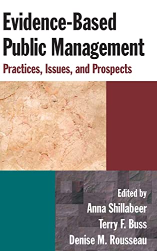 Beispielbild fr Evidence-Based Public Management: Practices, Issues and Prospects zum Verkauf von Chiron Media