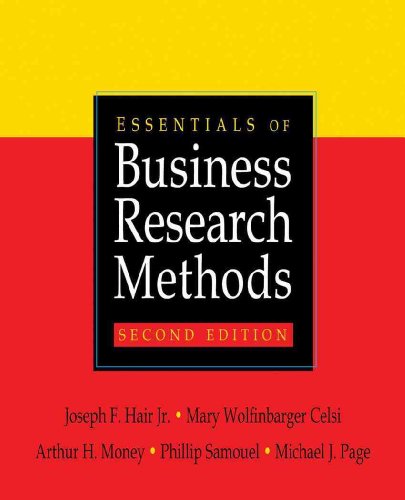 Immagine dell'editore per Essentials of Business Research Methods venduto da Phatpocket Limited