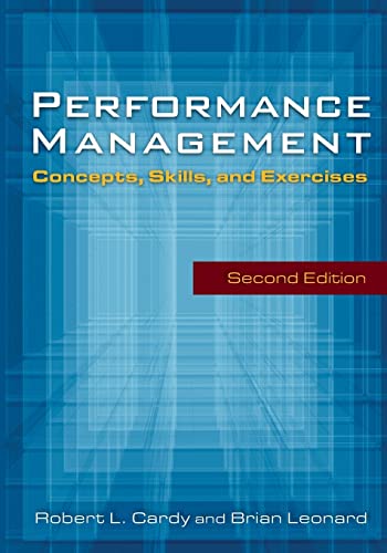 Imagen de archivo de Performance Management: Concepts, Skills and Exercises a la venta por Chiron Media