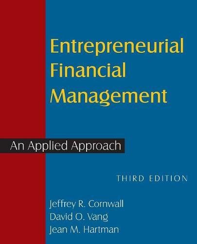 Beispielbild fr Entrepreneurial Financial Management: An Applied Approach (100 Cases) zum Verkauf von SecondSale